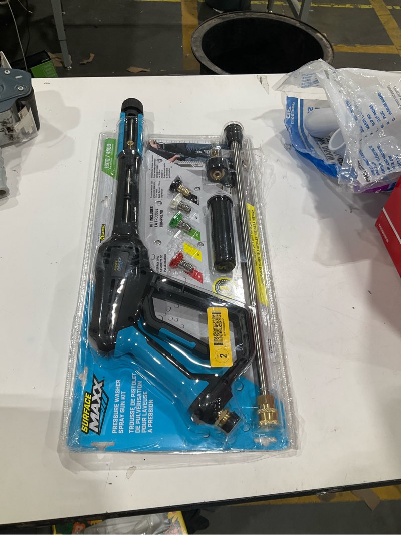 Condition photo showing Good Condition for surfacemaxx 4500-psi pressure washer spray gun kit