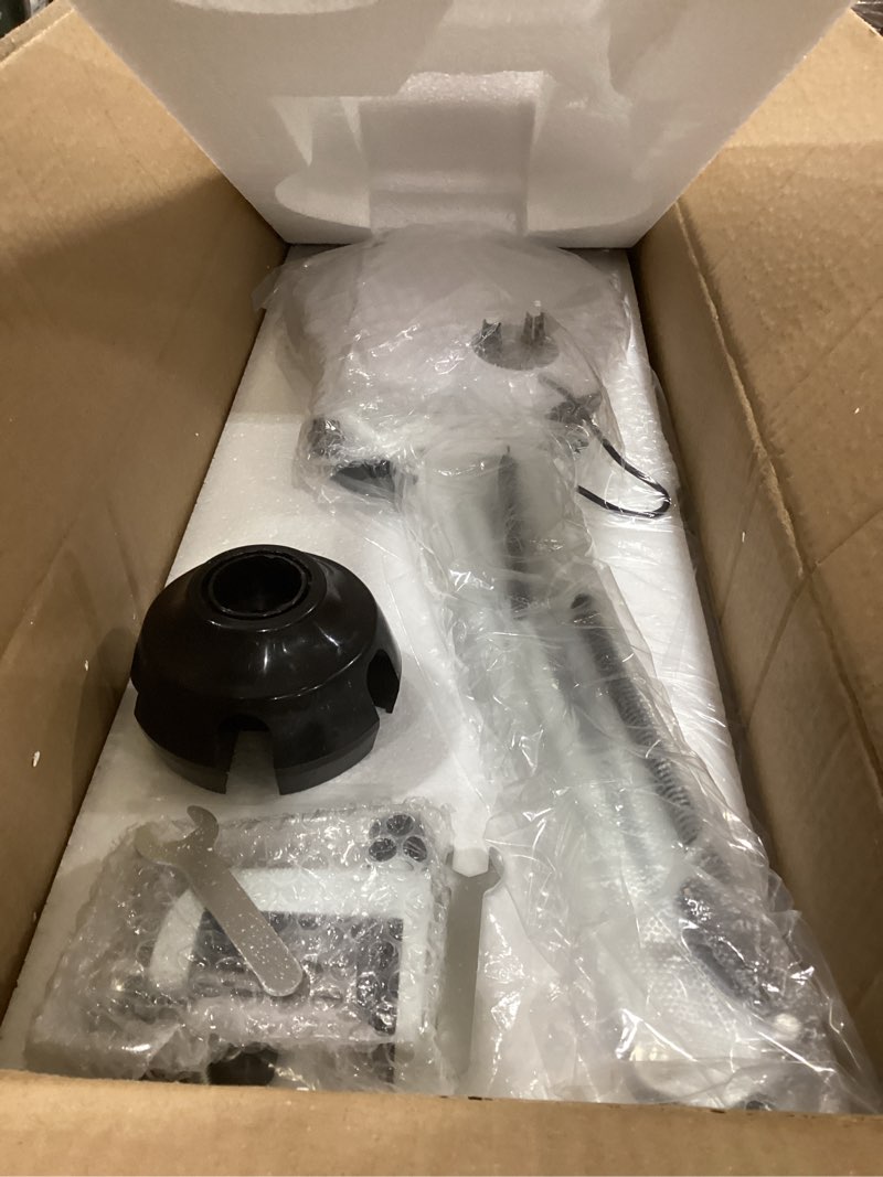 Condition photo showing Good Condition for 10X Magnifying Floor Lamp with Light, 5 Wheel Rolling Base Esthetician Light, 2200 Lumens Infinite Warm & Cold Dimming LED Magnifier, Standing Mag Lamp for Sewing Drawing Crafts Facial Nail 5-Wheel Floor Lamp White