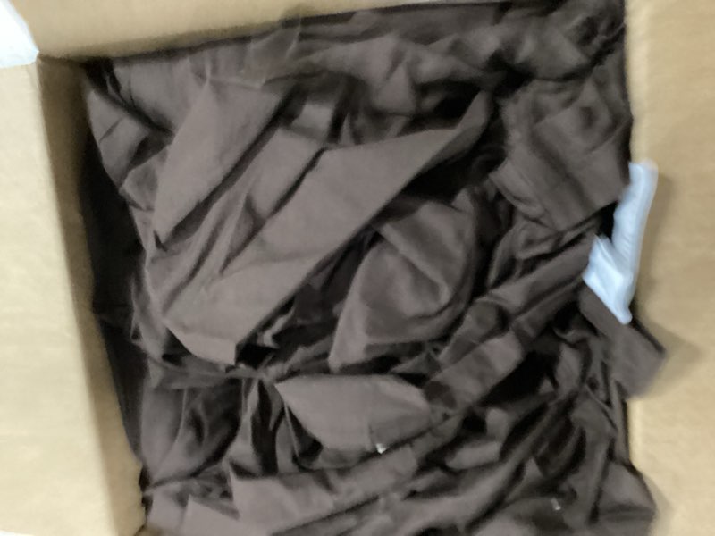 Condition photo showing Good Condition for fossa 100% washed cotton pillowcases set of 2 linen feel super soft breathable cozy pillow covers with envelope closure solid cocoa brown standard cocoa brown standard (20×26)-pack of 2