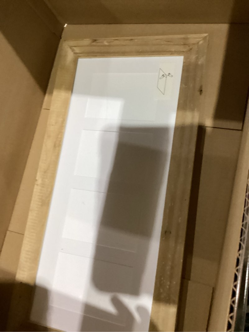 Condition photo showing Good Condition for 9x20.5 Rustic Picture Frame, Reclaimed Barnwood Frame with Plexiglass, Holds 4 4x6 Photos with mat, Distressed Wood Wall Frame for Farmhouse Country Home Office Cabin Décor 4x6-4 Openings