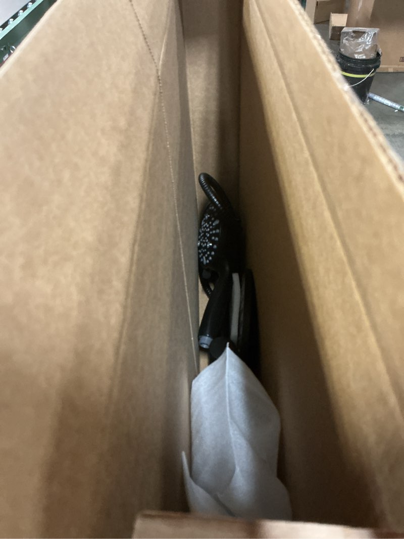 Condition photo showing As Is for 7.5" Rotatable Dual Shower Head with Handheld Combo, Kids Friendly Low 3-Way Diverter, Adjustable Slide Bar for Whole Family Use, Enjoy High Pressure Rainfall Spa Shower, Matt Black Matte Black