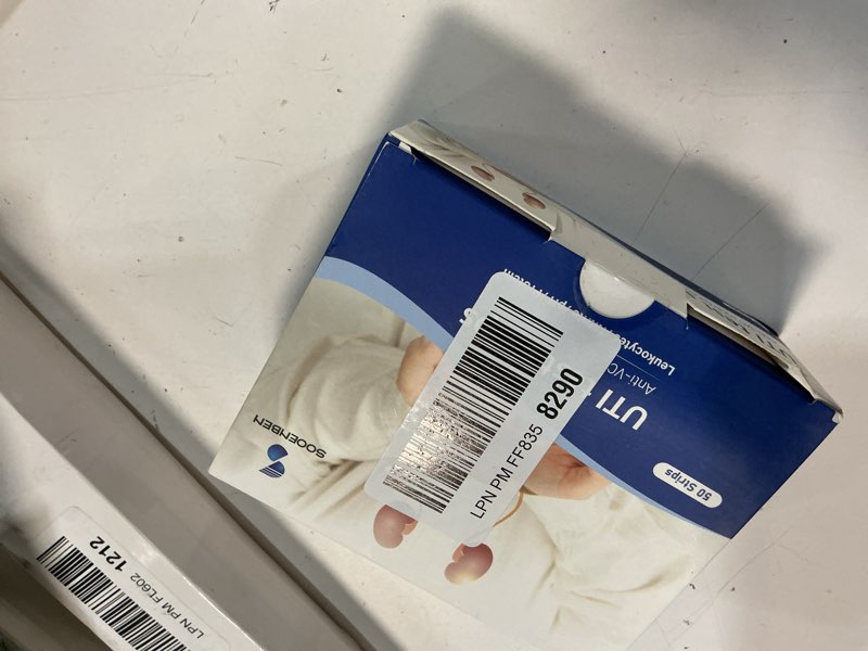 Condition photo showing New/Like New for Exp 8/30/27 4-in-1 UTI Test Strips, 50ct Full Panel Urinary Tract Infection Test Kit at Home for Women Men Kids, Urinalysis Leukocytes, Nitrites, PH, Protein Urine Strip for UTI and Bladder, 50 Strips 50 Cups 1 Count (Pack of 50) Blue-4in1