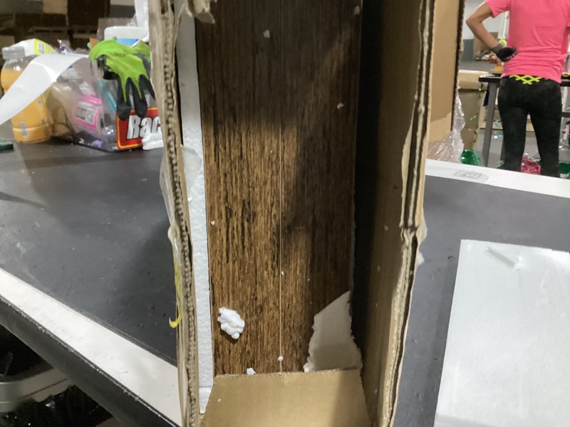 Condition photo showing New/Like New for (similar) qeeig floating shelves for wall 55.1\" extra long - wall shelf bathroom kitchen living room bedroom farmhouse home decor display bookshelf large 55.1 x 9.3 inch set of 2, rustic brown (008-140bn)