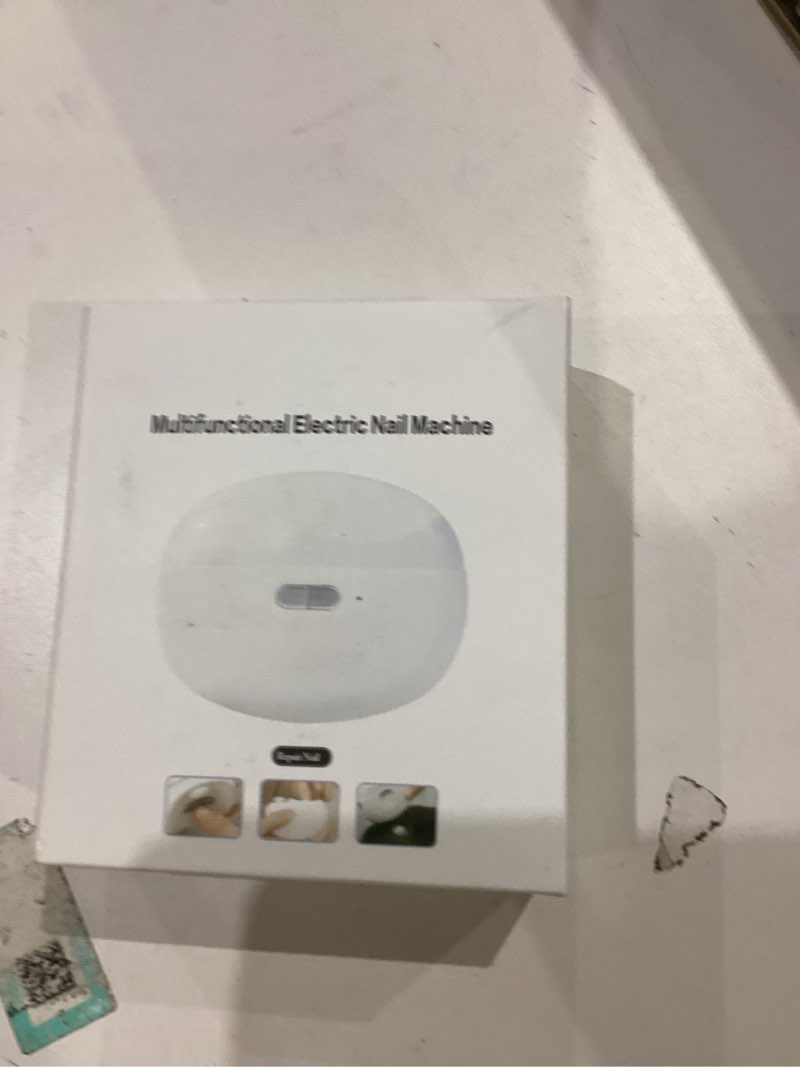 Condition photo showing As Is for Electric Nail Clipper & Nail File: Automatic Trimmer with LED Light, Built-in Storage, USB Rechargeable, Gently Trims Thick Nails - Safe for Baby, Kids, Adults, Seniors - Baby Electric Nail File