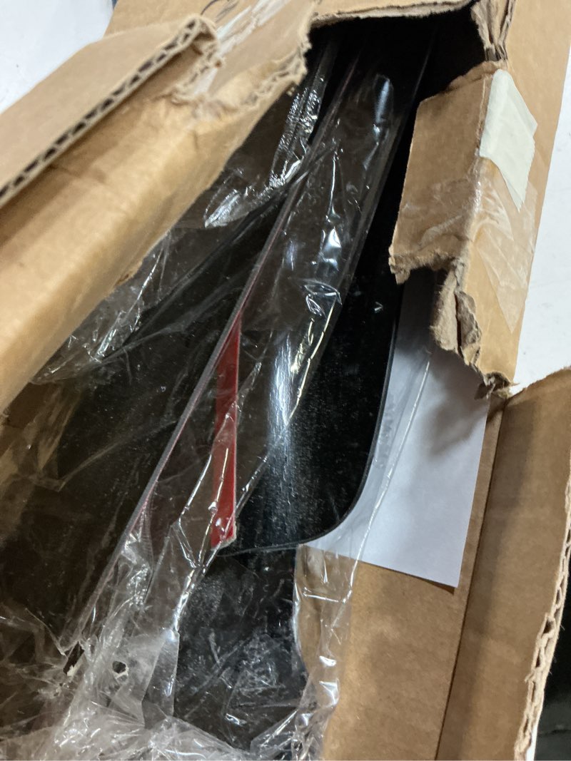 Condition photo showing As Is for window visors for volkswagen (vw) jetta 2011-2018, rain guards shields vent deflector shade wind dark smoke 2012 2013 2014 2015 2016 2017 12 13 14 15 16 17 18, tape-on,4 pcs for 2011-2018 | vw jetta | out-channel