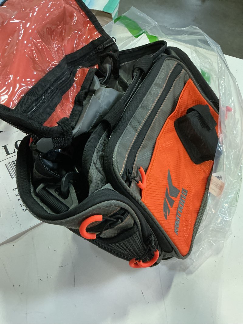 Condition photo showing Good Condition for kastking fishing gear & tackle bags - saltwater resistant fishing bags - fishing tackle storage bags a1: medium-hoss(without trays, 15"x11"x10.25")-orange