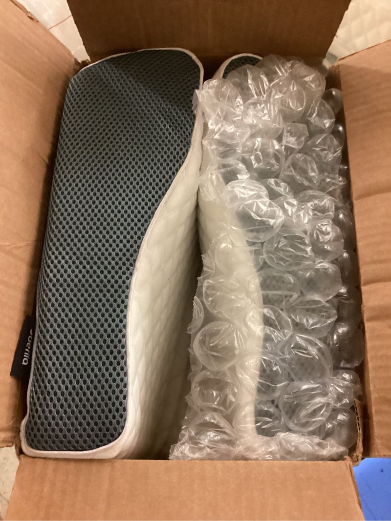 Condition photo showing Good Condition for derila cervical queen size pillow for sleeping - support pillow for side, back, stomach sleepers - contour best bed pillows for sleeping 23.6" x 13.4" x 4.3" 1 pillow | white