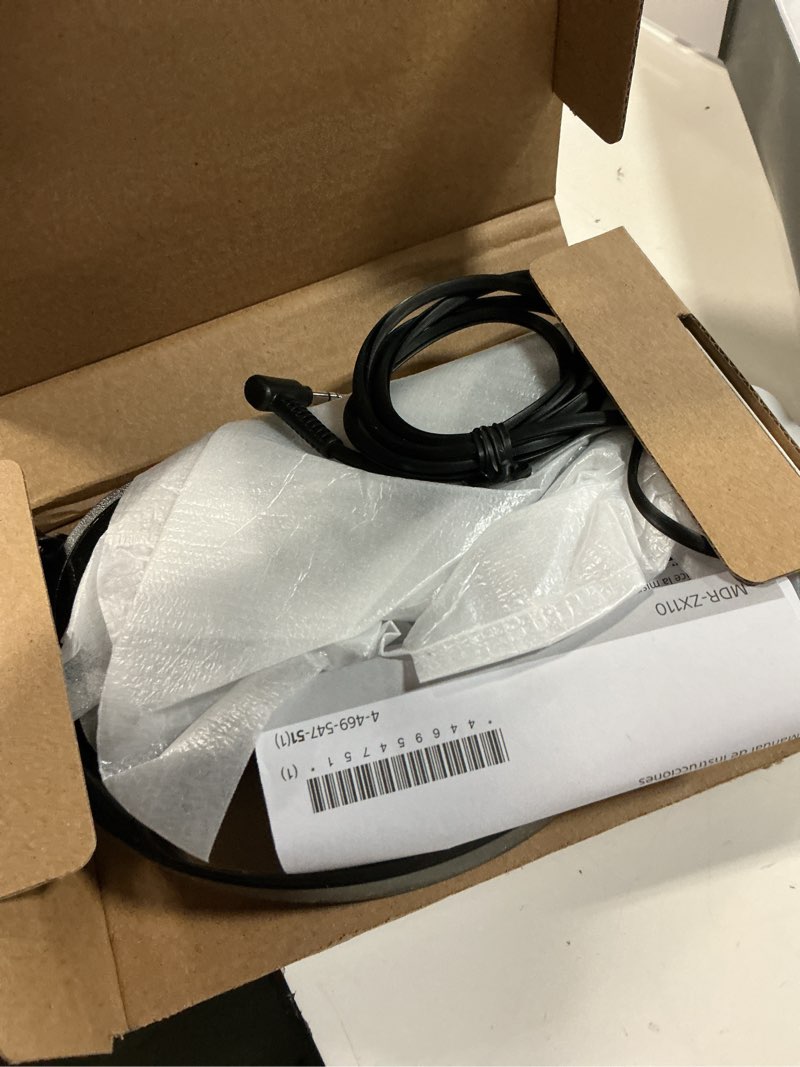 Condition photo showing Good Condition for sony zx series wired on ear headphones - black (mdr-zx110)