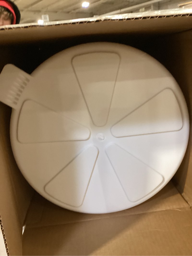 Toocan Trashcan - Ice White -13 Gallon Trash Can with Removable Base & Lid – Patented Design, 40% Mo