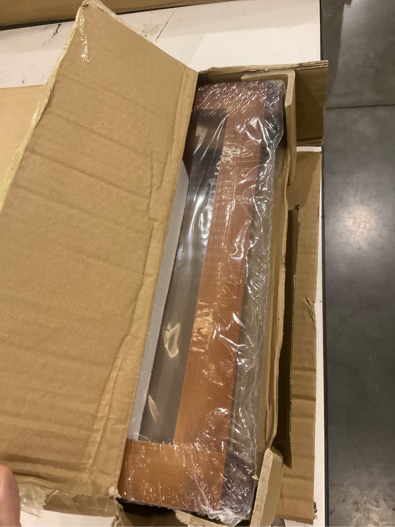 Condition photo showing New/Like New for 2 Pack Bamboo Luggage Rack for Guest Room, 26.77" Folding Wide Suitcase Stand with Storage Shelf, Thickened Luggage Stand Holder for Bedroom Hotel, Luggage Rack for Suitcases (Brown)