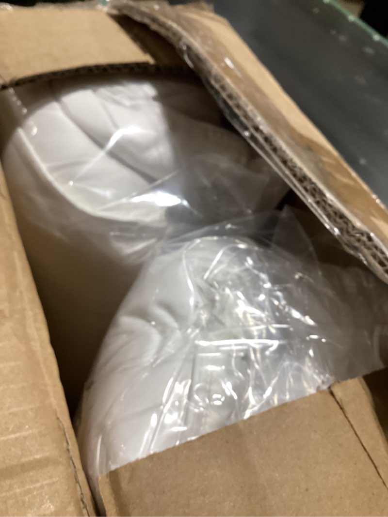 Condition photo showing Good Condition for bed pillows set of 2 gots certified organic cotton sateen shell, down alternative fill, hypoallergenic, cooling & breathable, gots + oeko-tex + grs, eco-friendly, standard 20"x28"