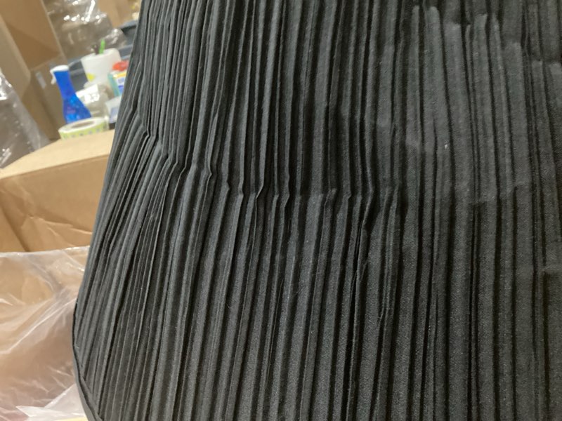 Condition photo showing As Is for black lampshade