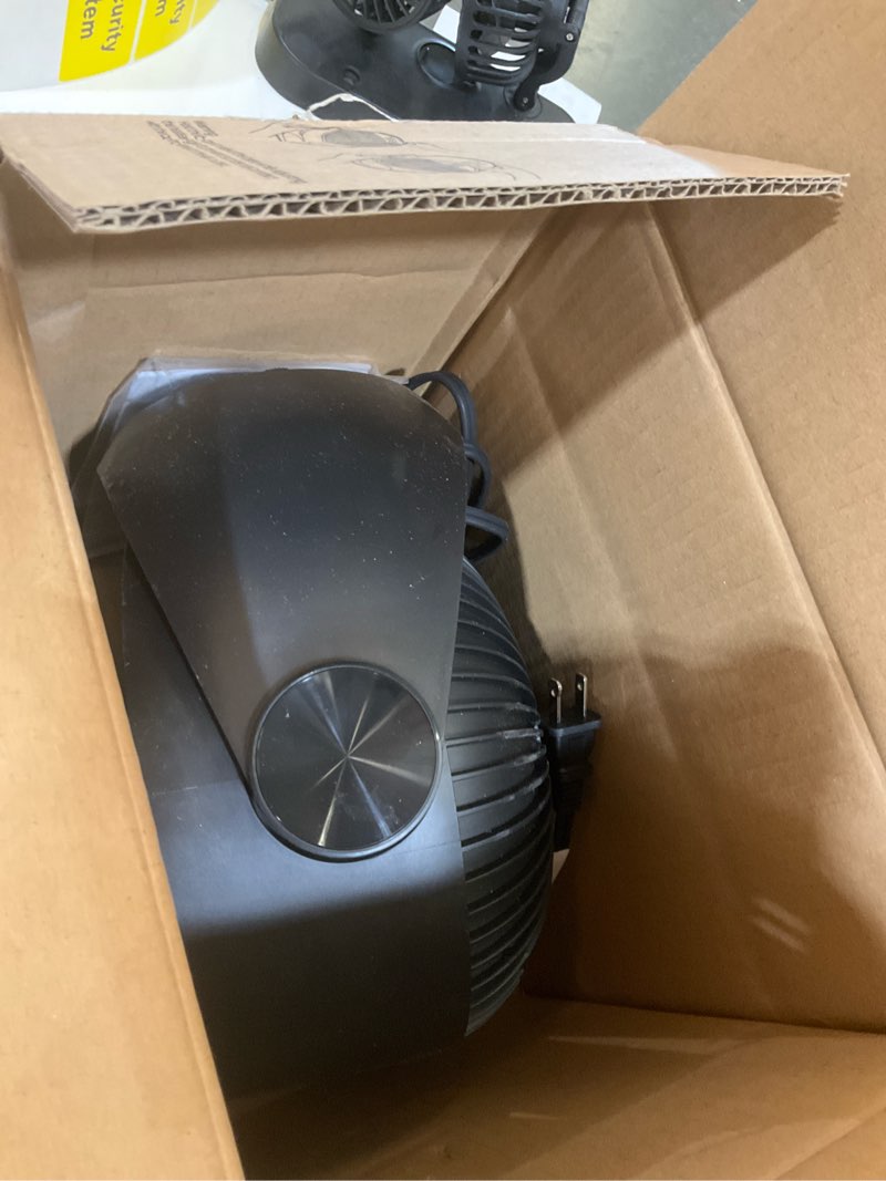 Condition photo showing As Is for dreo space heater 1500w, 60° adjustable tilt, 10.5ft/s portable electric heaters for indoor use with thermostat, 8 safety protections, 3 modes, remote, quiet desk heater for bedroom, office, black