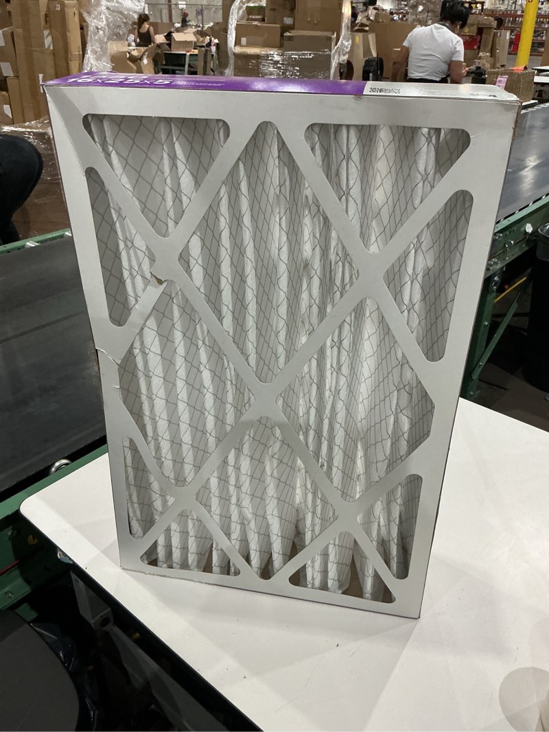 Condition photo showing Good Condition for filtrete 16-in w x 25-in l x 5-in merv 12 1550 mpr allergen, bacteria and virus electrostatic pleated air filter