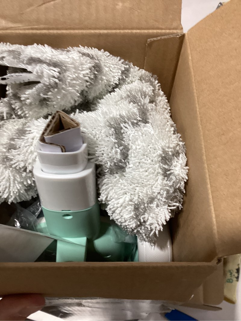 Condition photo showing New/Like New for Shark Steam Mop with 2 Machine Washable Dirt Grip Pads, Removable Water Tank, Lightweight, Steam Cleaner for sealed Hard Floors, Marble, Stone, Hardwood, Tile, Laminate, White/Seafoam, S1000