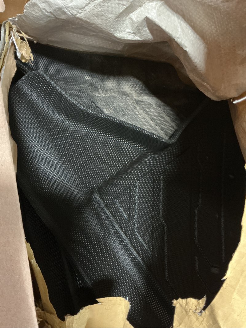 Condition photo showing As Is for mixsuper floor mats for 2024 2025 2026 tesla model 3 highland, all weather floor liners custom fit waterproof anti-slip durable 1st and 2nd row set black tesla model 3 highland?2024-2026?