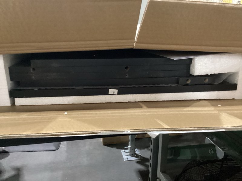 Condition photo showing Good Condition for Podium Stand for Lectern Presentation Church Classroom, Pulpit with Wooden Heavy Base, Black Podium for Lecture, Wedding Speech Black-classic