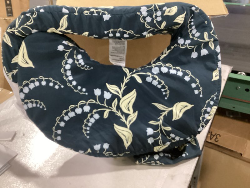 Condition photo showing As Is for My Brest Friend Original Nursing Pillow Enhanced Ergonomics Essential Breastfeeding Pillow Support For Mom & Baby W/ Convenient Side Pocket, Double Straps & Slipcover, Navy Bluebells