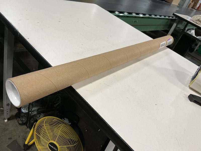 Condition photo showing As Is for 2\" x 36\" heavy-duty reinforced cardboard mailing tube, pack of 6 tubes with 12 caps – secure usps approved – great for shipping and storing of prints, artwork, posters or documents 2\" x 36\" 2x heavy-duty value pack of 6 incomplete