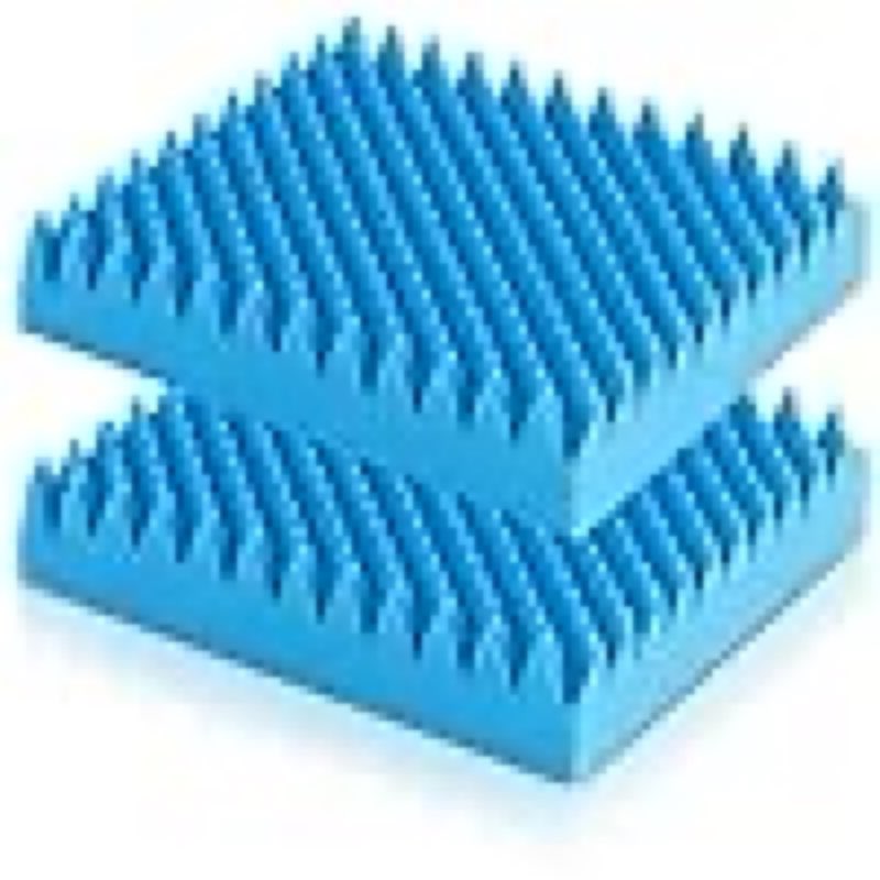 geiserailie 2 pcs egg foam pad eggs chair cushion to relieve back foam christmas seat cushion chair accessories pad for office recliner wheelchair home car (egg,blue)