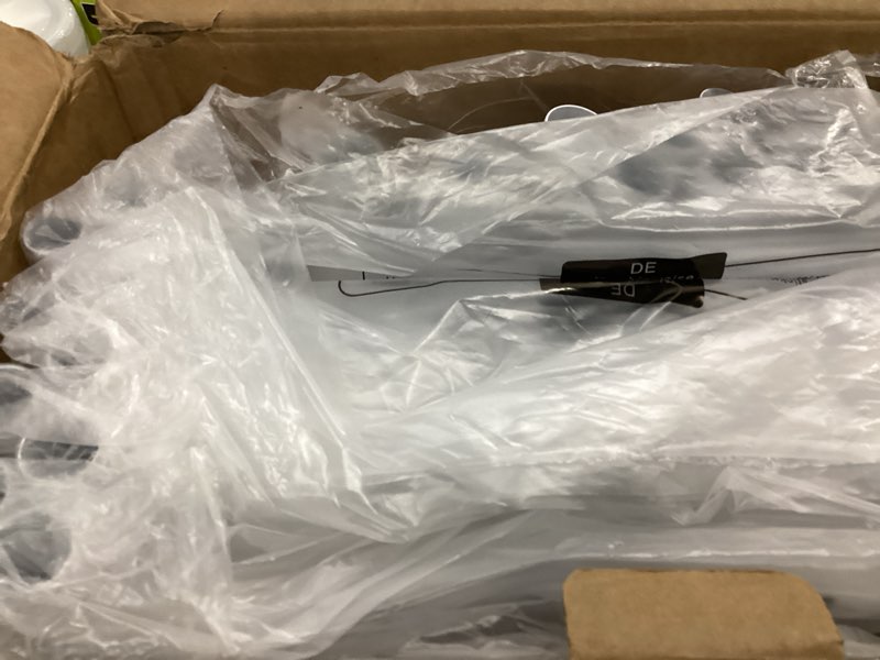 Condition photo showing Good Condition for Storage Shelves - 5 Tier Shelf Organizer, Heavy Duty Garage Shelving Unit with Leveling Feet, Stable Metal Shelves Organizer for Pantry, Kitchen and Closet, 33.0" W x 12.6" D x 72.0" H, White White 33.0W×12.6D×72.0H(5T)