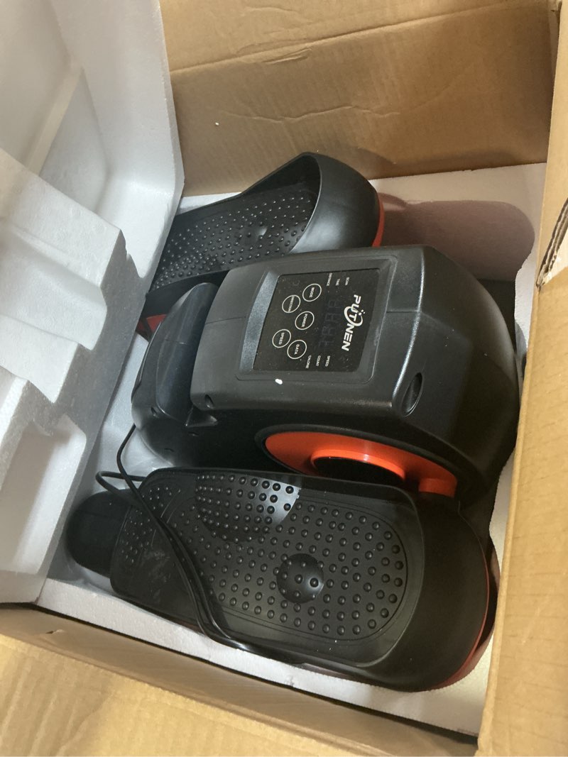 Condition photo showing Good Condition for under desk elliptical machine, electric elliptical leg exerciser for seniors with 12 adjustable, portable quiet elliptical exercise machine, seated pedal exerciser with remote control