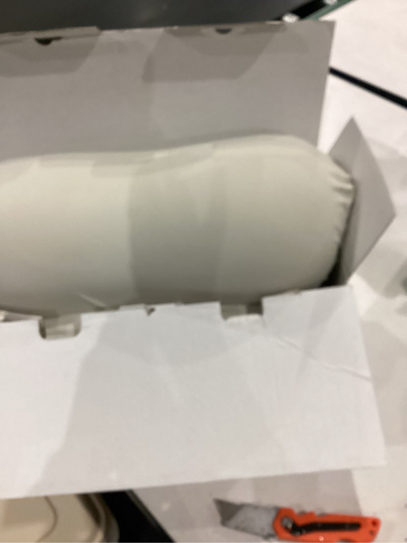 Condition photo showing Good Condition for side sleeper pillow – soft ergonomic cervical-neck-pillow for neck pain relief, ice silk zipperless pillowcase, eco friendly and durable material (white)