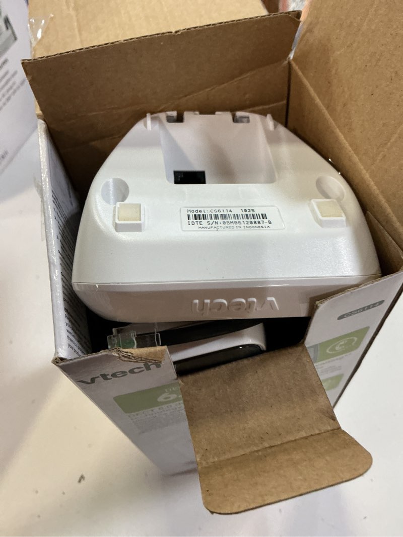 Condition photo showing As Is for vtech cs6114 dect 6.0 cordless phone system (without digital answering system)