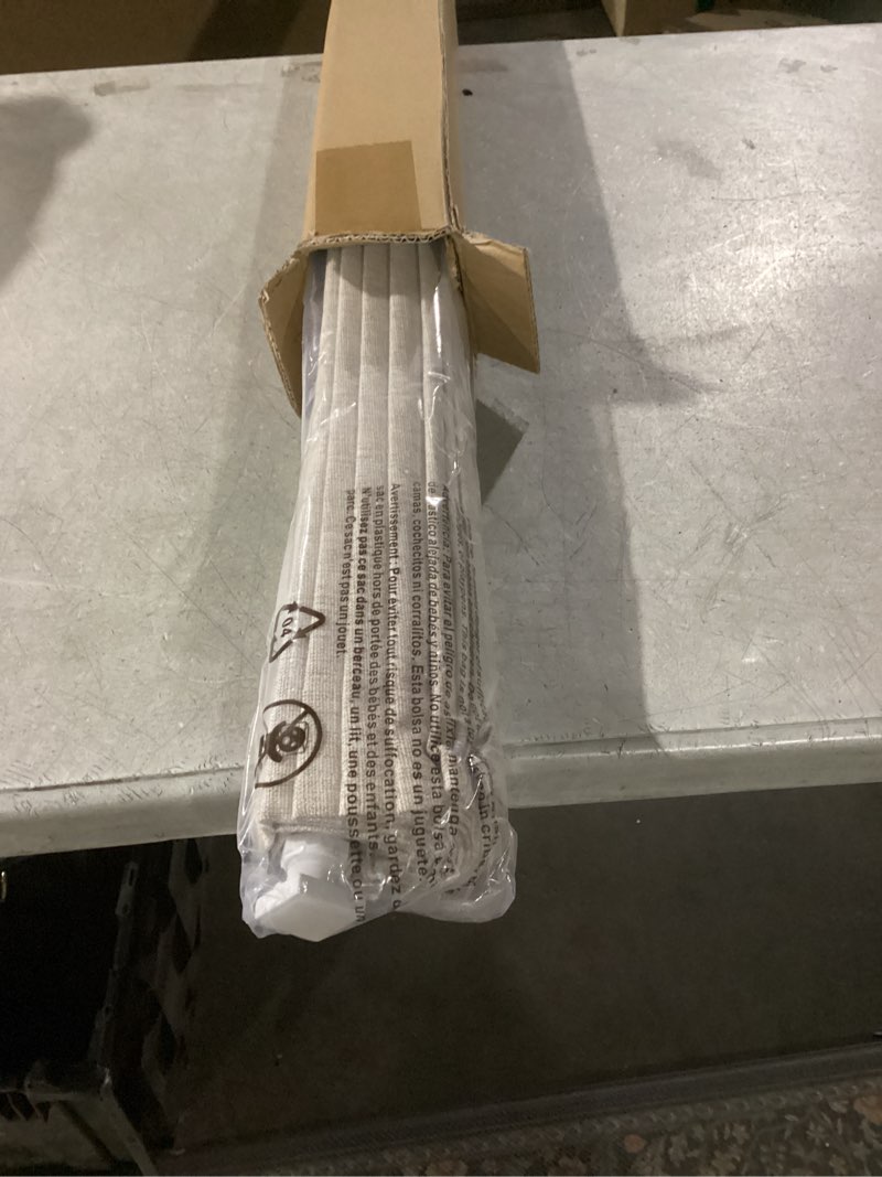 Condition photo showing Good Condition for LazBlinds No Tools No Drill Cordless Roman Shades for Windows, Blackout Thermal Insulated UV Blocking Window Blinds, Room Darkening Fabric Blinds for Indoor Windows, 31'' W x 64'' H, Beige Blackout - Beige 31" W x 64" H