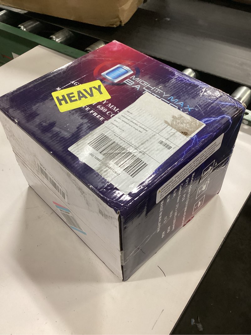 Condition photo showing New/Like New for Mighty Max Battery MM-H5 Start and Stop Car BCI Group Size 47 12V 60 AH, 100RC, 680 CCA Rechargeable AGM Car Battery Group 47