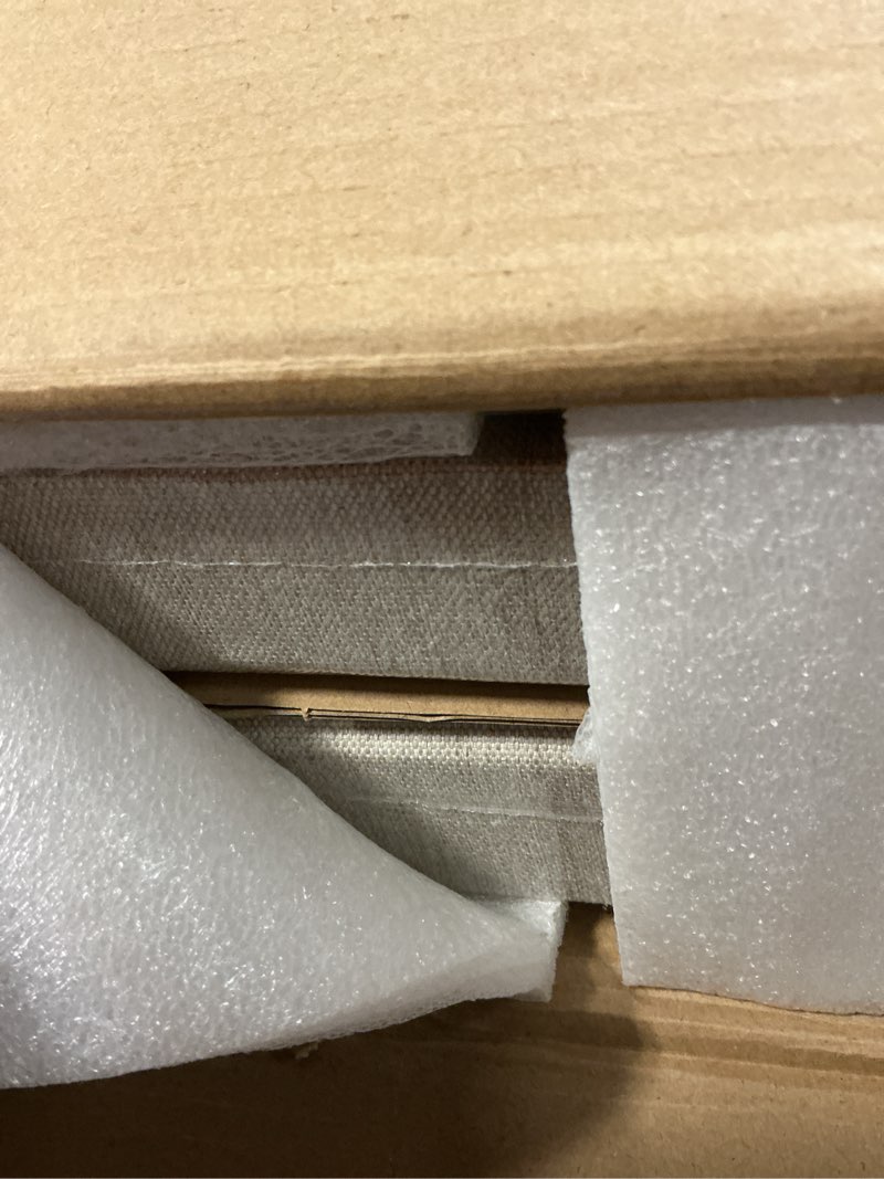 Condition photo showing New/Like New for UMIACOUSTICS 2 PCS Fiberglass Acoustic Panels, 48x12x2 Inches Sound Absorbing Panels, Self-adhesive Sound Proof Panels for Studios, Office, Home Theater. (Linen)