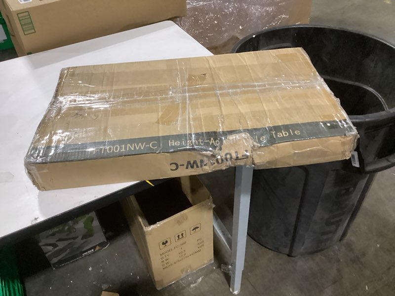 Condition photo showing Good Condition for Decoholic Light Wood Small Single 24 inch Scissors Lift Keyboard and Mouse Riser ,Height Adjustable 
