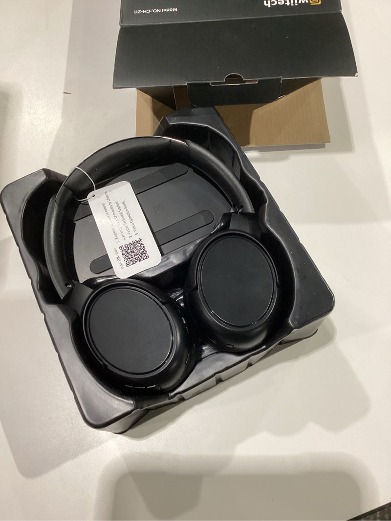Condition photo showing As Is for Wireless Headphones for TV Watching, TV Headphones with Transmitter Charging Base, Bluetooth V5.3, No Lip-Sync Delay, Clear Voice, Plug & Play, Comfortable, Gifts for Elderly/Seniors Black