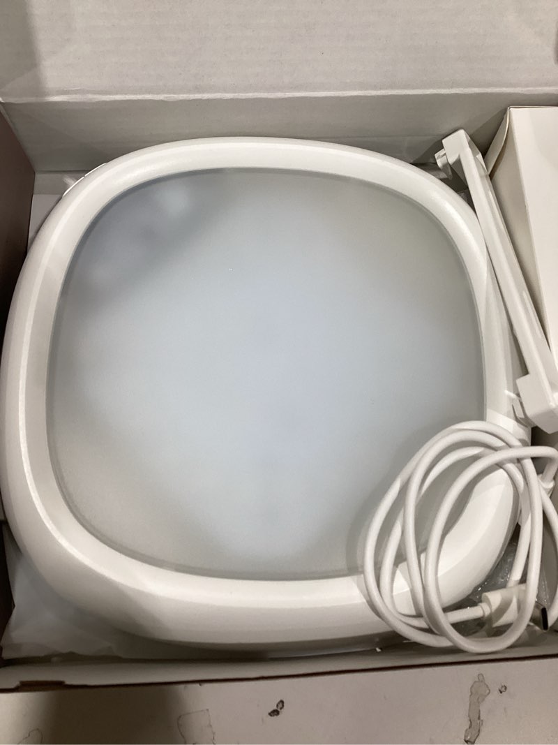 Condition photo showing New/Like New for rechargeable shower light for inside shower, 12000mah motion sensor wireless ceiling light with remote no wiring, battery operated closet lights cordless led overhead lighting for pantry bathroom white 1 pack