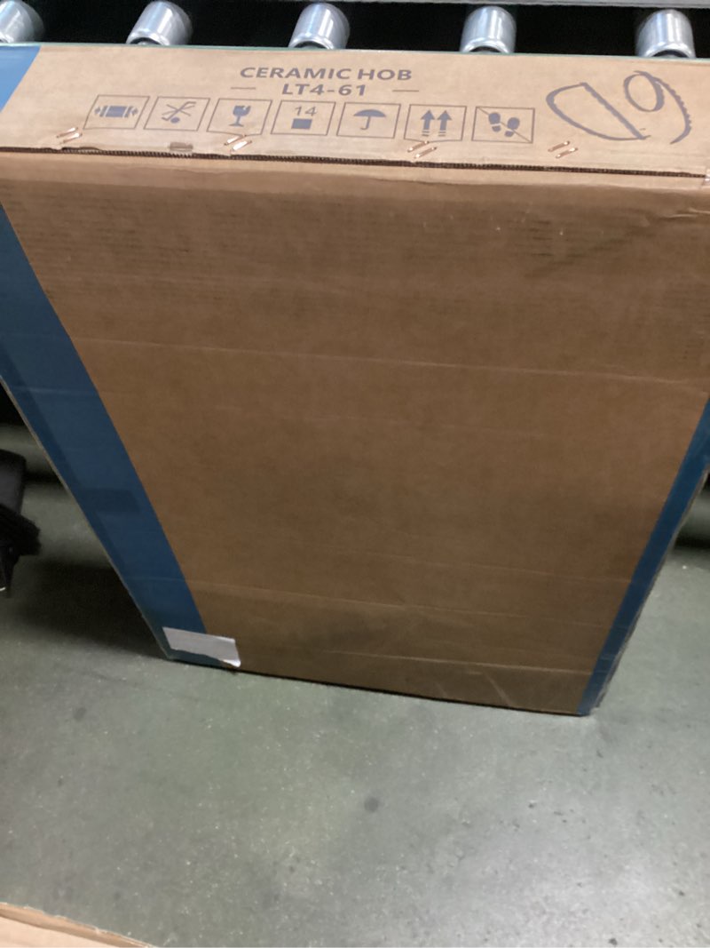 Condition photo showing New/Like New for Electric Cooktop 30 inch 4 Burner, 6700W Built-in Radiant Electric Stove Top with Knob Control, Electric Ceramic Stove Cooktop with 11 Level Power Adjustable, 220-240V, Hard Wire 4 Zones / 30 Inch / No Plug / Knob