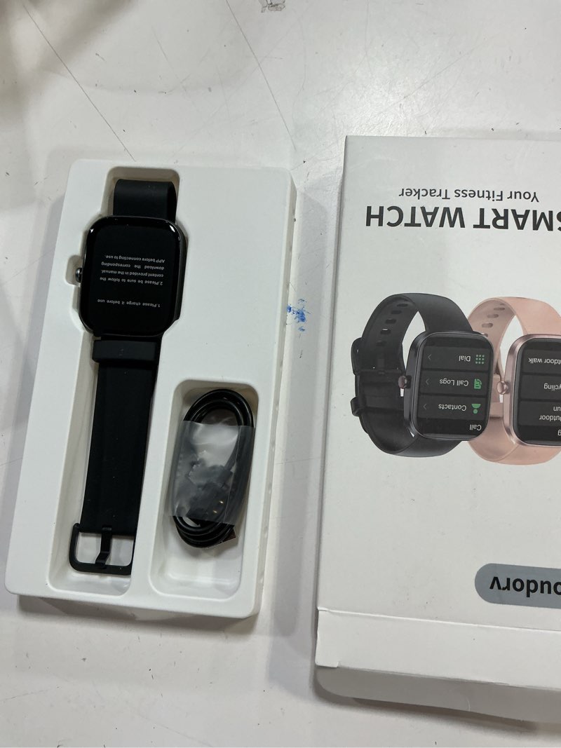 Condition photo showing Good Condition for Smart Watch for Men Women, 1.91" Smartwatch(Answer/Make Call), 2026 New Fitness Watch with 110+ Sport Modes, Fitness Tracke with Pedometer/Sleep Monitor/Heart Rate/IP68, for Android iOS Deep Black