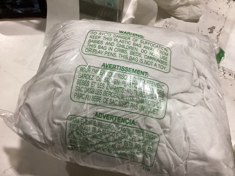 Condition photo showing Good Condition for bedsure white duvet cover king size - 3 pieces prewashed cotton-like polyester extra soft bedding set, includes 1 duvet cover 104x90 inches with zipper closure & 2 pillow shams, comforter not included 00 - white (no comforter) king (104" x 90")