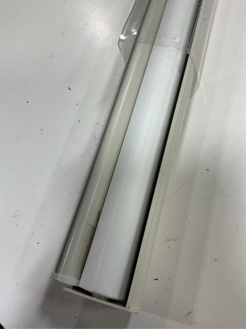 Condition photo showing As Is for persilux zebra blinds cordless, zebra roller shades for windows (34.5" w x 64" h, cream) light filtering day and night window drapes sheer shades for home, bedroom and sliding door easy to install 34.5"w x 64"h cream