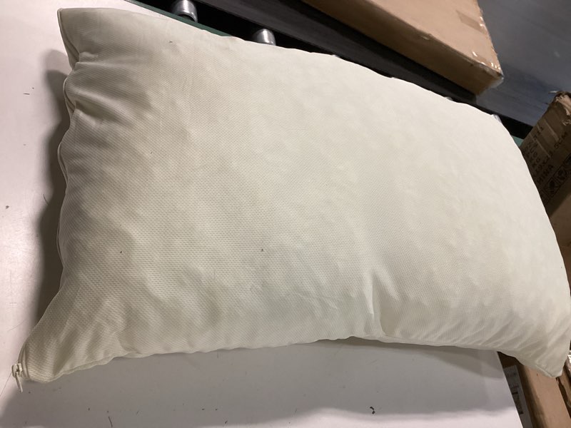 Condition photo showing As Is for EASELAND Firm Pillows Shredded Memory Foam with Adjustable Fill - Queen Size Set of 2, Removable Cooling Cover for Hot Sleepers, Cool Bed Pillow for Side Back Stomach Sleepers Queen(Pack of 2)