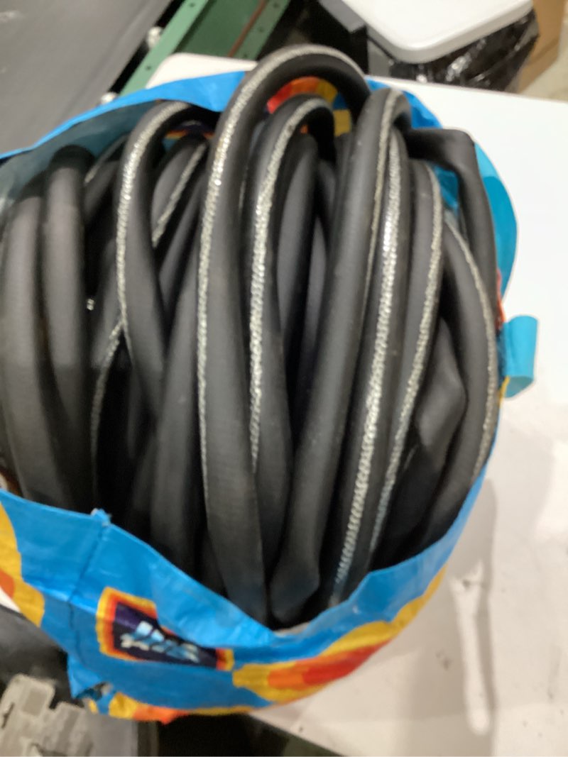 Condition photo showing As Is for neverkink max teknor apex 5/8-in x 100-ft contractor -duty kink free vinyl black coiled hose