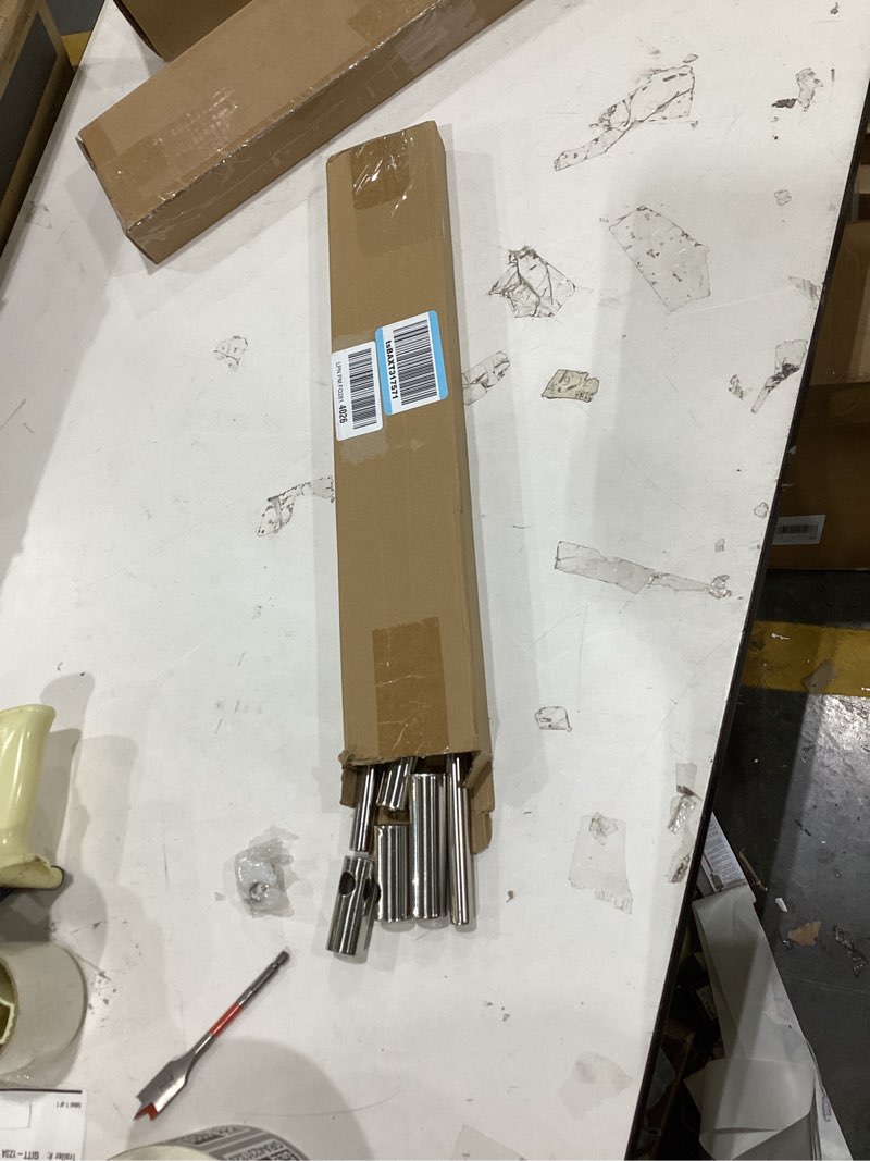 Condition photo showing As Is for Double Towel Bar 20 Inches, Stainless Steel Towel Rack for Bathroom, Wall Mounted Bath Towels Holder Cloths Hanger with Hooks Hand Towels Bar Rod for Wall Kitchen Washcloths Hanging Stainless Steel-double Bar 20 Inch
