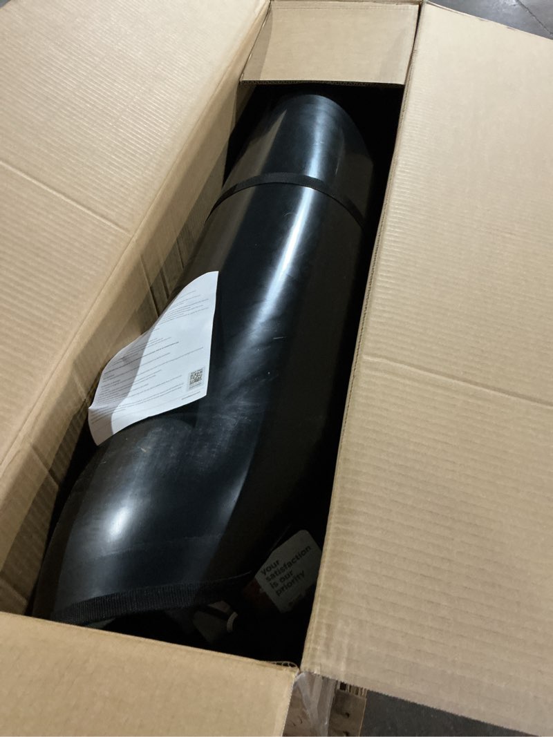  40'' Snow Tube for Sledding - Heavy Duty Hard Plastic Bottom Shell, Rubber Inner Tube, Ox