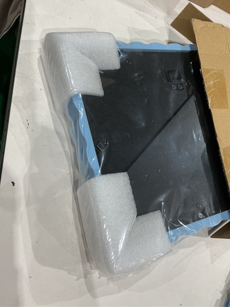 Condition photo showing Good Condition for 8x10 wavy picture frame with mat for 5x7, wavy edge wooden picture frame with real glass - wall mount and tabletop display, blue, 2 pack blue 8x10