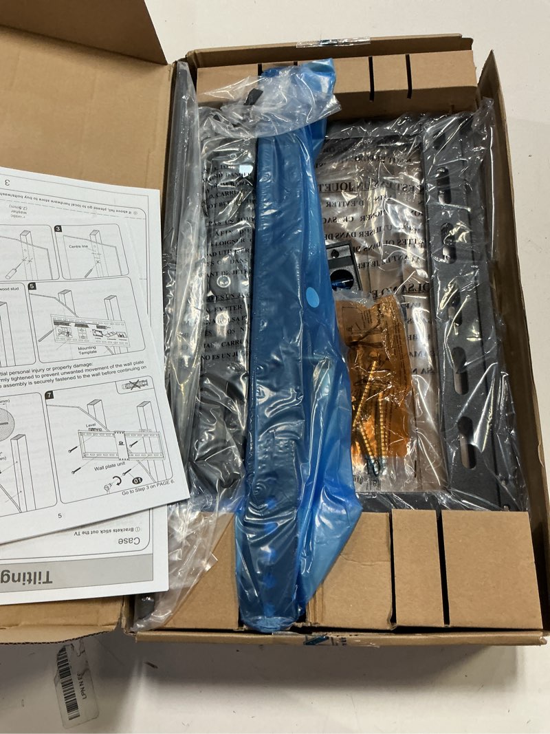 Condition photo showing Good Condition for mounting dream ul listed advanced tilt tv wall mount for most 42-90 inch tvs, tv bracket with full tilt extension up to 7", fits 16", 18", 24" studs, max vesa 600x400mm and 120lbs md2104 16"-24" studs