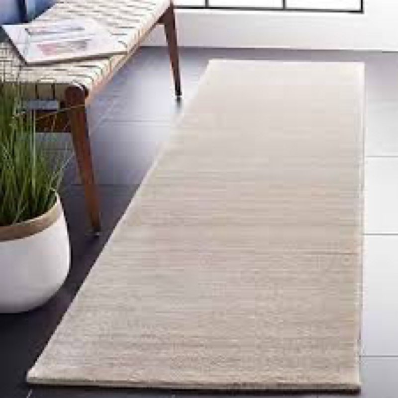 safavieh himalaya collection runner rug  ', stone, handmade wool, ideal for high traffic areas in living room, bedroom (him820a)