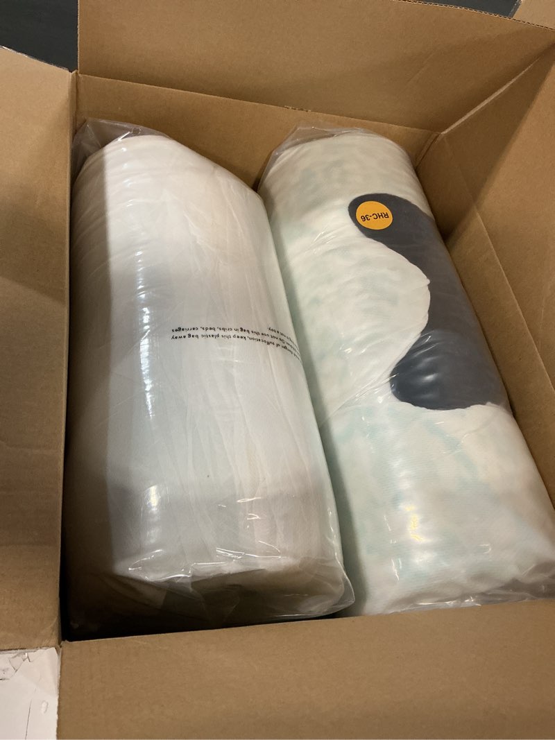 Condition photo showing New/Like New for Dog Beds for Large Dogs, Orthopedic Dog Bed with Cooling Gel Memory Foam, Waterproof Large Pet Bed with Removable Washable Cover, 36" Pet Sofa Couch Dutch Velvet with Bone Toy, Black Black Large(36"L x 27"W x8.5"Th)