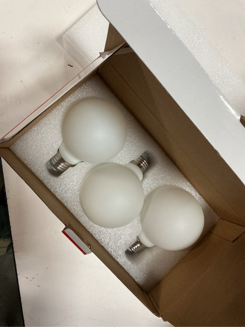 Condition photo showing New/Like New for similar sd lux g25 vintage globe light bulbs dimmable decorative led edison bulbs 8w 1000lm (equi. 100w), e26 medium base cri>90 2700k warm white (g25-white, new, 3) g25-white 3