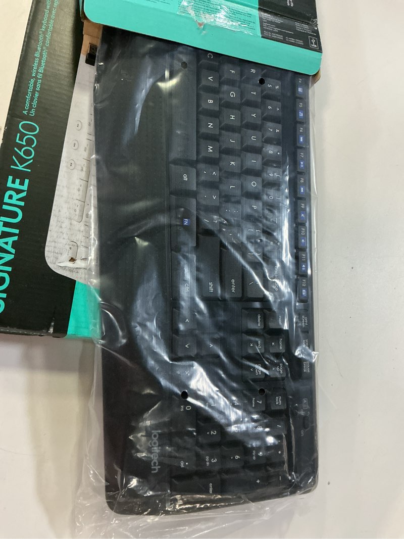Condition photo showing Good Condition for logitech k345 wireless keyboard - full-sized keyboard with palm rest, 2.4 ghz wireless usb receiver - for pc, laptop keyboard 1 pack