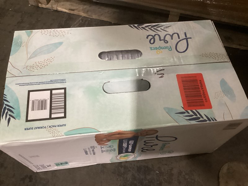 Condition photo showing New/Like New for Pampers Pure Protection Diapers Super Pack - Size 2 - 74ct
