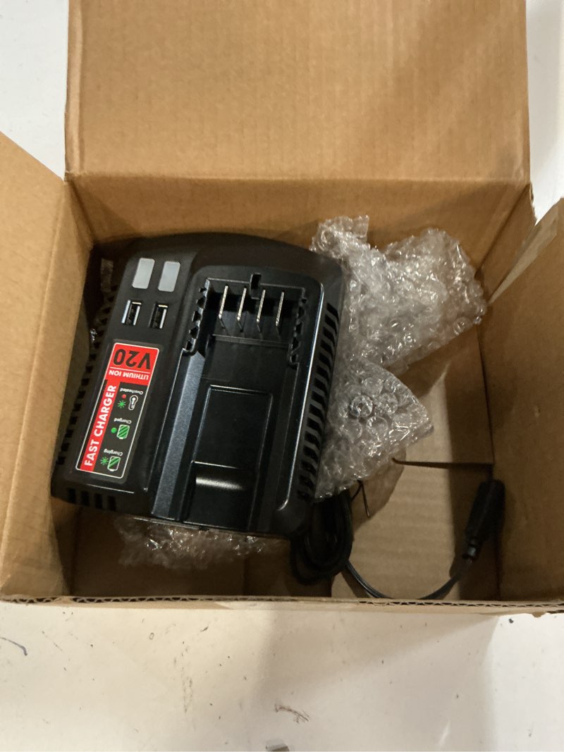 Condition photo showing Good Condition for bonacell upgrade 2pack 20v 3500mah lithium replacement battery kit for craftsman v20 series compatible with cmcb202 cmcb203 cmcb204 cmcb206 cmcb201 cmcb100 cmcb124 equipped with cmcb104 20volt charger black